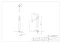 カクダイ 716-314-D 取扱説明書 商品図面 自閉立水栓(ｽｰﾊﾟｰﾄｰﾙ) ﾏｯﾄﾌﾞﾗｯｸ 商品図面1