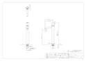 716-314 取扱説明書 商品図面 自閉立水栓(ｽｰﾊﾟｰﾄｰﾙ) 商品図面1