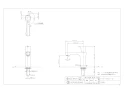 カクダイ 716-850-D 商品図面 立水栓 ﾏｯﾄﾌﾞﾗｯｸ 商品図面1