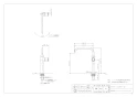 カクダイ 721-245-D 商品図面 立水栓(ﾄｰﾙ) ﾏｯﾄﾌﾞﾗｯｸ 商品図面1