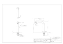 カクダイ 721-250-D 商品図面 衛生水栓//ﾏｯﾄﾌﾞﾗｯｸ 商品図面1