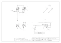カクダイ 722-004-D 取扱説明書 商品図面 壁付水栓 ﾏｯﾄﾌﾞﾗｯｸ 商品図面1
