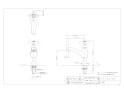 カクダイ 722-423-AB 商品図面 立水栓(ｵｰﾙﾄﾞﾌﾞﾗｽ) 商品図面1