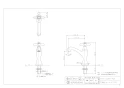 カクダイ 722-425-AB 商品図面 立水栓 ｵｰﾙﾄﾞﾌﾞﾗｽ 商品図面1