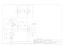 カクダイ 723-100-13 商品図面 ホース掛け水栓 商品図面1