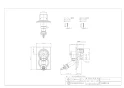 カクダイ 731-010 取扱説明書 商品図面 洗濯機用水栓 商品図面1