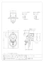 カクダイ 731-015K 取扱説明書 商品図面 洗濯機用水栓 商品図面1