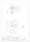 カクダイ 784-521-13 商品図面 ストレート形分岐金具胴体 商品図面1