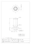 カクダイ 785-261 商品図面 パイプ取出金具 ロング 商品図面1