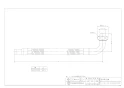 カクダイ 795-543-400 商品図面 フレキノズル(W30山20用) 商品図面1