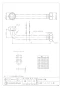 カクダイ 798-43X200 商品図面 水道用フレキパイプ(L型) 商品図面1