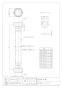 カクダイ 798-52X200 商品図面 水道用フレキパイプ 20 商品図面1