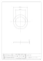 カクダイ 9403B 商品図面 シンク排水パッキン(小) 商品図面1