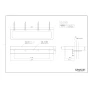 カワジュン SC-090-XC 取扱説明書 商品図面 タオルリング 商品図面1