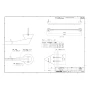 カワジュン SE-301-TQC 取扱説明書 商品図面 タオルレール P450 商品図面1