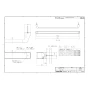 カワジュン SE-321-100085L 取扱説明書 商品図面 タオルレール P600 商品図面1