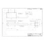 カワジュン SE-189-XC 取扱説明書 商品図面 タオルレール シェルフ付 商品図面1