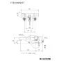 KVK FTB100KWSFT 取扱説明書 商品図面 施工説明書 サーモスタット式混合栓 商品図面1