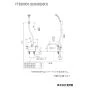 KVK FTB200DP2R2 取扱説明書 商品図面 施工説明書 分解図 デッキ形サーモスタット式シャワー 商品図面1