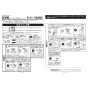 KVK FTB300K3WPHST 取扱説明書 施工説明書 KVK サーモスタット式シャワー 撥水 メッキ3wayワイドワンストップシャワー付 取扱説明書1