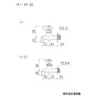 KVK K1-20 商品図面 分解図 KVK 横水栓20 商品図面1