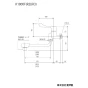 KVK K1800FR3 取扱説明書 商品図面 分解図 KVK ワンタッチハンドル付泡沫自在水栓 商品図面1