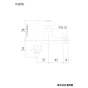KVK K4BNJ 商品図面 KVK 横水栓 ツバ付ワンタッチニップル付 商品図面1