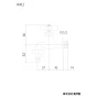 KVK K4CJ 商品図面 KVK カップリング付横水栓 レトロピアンハンドル付 商品図面1
