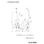 KVK KF3008LR3S2 取扱説明書 商品図面 施工説明書 分解図 デッキ形サーモスタット式シャワー 商品図面1