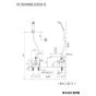 KVK KF3008RHS 取扱説明書 商品図面 施工説明書 分解図 デッキ形サーモスタット式シャワー 商品図面1