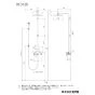 KVK KF3120 取扱説明書 商品図面 施工説明書 分解図 オーバーヘッドシャワー付サーモ 商品図面1