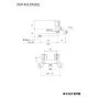 KVK KM140EXN 商品図面 分解図 2ハンドル混合栓 商品図面1