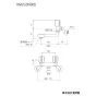 KVK KM2G3N 商品図面 分解図 2ハンドル混合栓 商品図面1