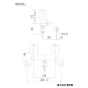 KVK KM33U 取扱説明書 商品図面 分解図 KVK 2ハンドル混合栓 とめるゾウ付 緊急止水機能付 商品図面1