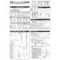 KVK KM5021TECHS 取扱説明書 商品図面 施工説明書 分解図 シングルシャワー付混合栓 施工説明書1