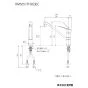 KVK KM5051TFR2EC 商品図面 分解図 シングルシャワー付混合栓 商品図面1