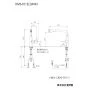 KVK KM6101ECM4K1 取扱説明書 商品図面 分解図 シングルシャワー付混合栓 商品図面1