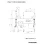 KVK KM6111DECHS 取扱説明書 商品図面 施工説明書 分解図 シングルシャワー付混合栓 商品図面1