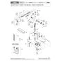 KVK KM6131SCECM5 取扱説明書 商品図面 施工説明書 分解図 ビルトイン浄水器用シングルシャワー付混合栓 分解図1