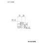 KVK LK112K60 商品図面 KVK アングル形止水栓 本体ナットあり 商品図面1