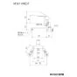 KVK MSK110KEST 取扱説明書 商品図面 施工説明書 分解図 シングル混合栓 商品図面1