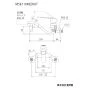 KVK MSK110KRUT 取扱説明書 商品図面 施工説明書 分解図 シングル混合栓 商品図面1