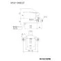 KVK MSK110KT 取扱説明書 商品図面 施工説明書 分解図 シングル混合栓 商品図面1