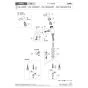 KVK FSL150DET 取扱説明書 商品図面 施工説明書 分解図 シングル混合栓 分解図1