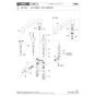 KVK KF12E 取扱説明書 商品図面 施工説明書 分解図 デッキ形2ハンドルシャワー 分解図1