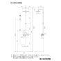 KVK KF3060 取扱説明書 商品図面 施工説明書 分解図 サーモスタット式シャワー 商品図面1