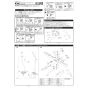 KVK KF63 取扱説明書 商品図面 施工説明書 分解図 ソーラー2ハンドルシャワー(専用形) 施工説明書1