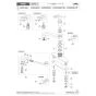 KVK KM5006TEC 取扱説明書 商品図面 施工説明書 分解図 シングル混合栓 分解図1