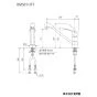 KVK KM5011JTF 取扱説明書 商品図面 施工説明書 分解図 シングルシャワー付混合栓 商品図面1