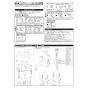 KVK KM5011UTEC 取扱説明書 商品図面 施工説明書 分解図 取付穴兼用型・シングル混合栓（eレバー） 施工説明書1